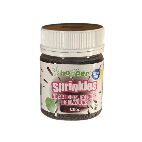 Hopper Gluten Free Sprinkles (Chocolate) 125g