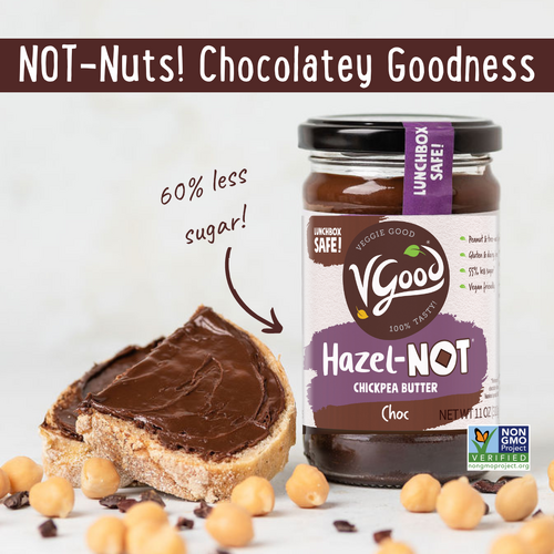 VGood HazelNot Chickpea (Nut Free-School Safe)  Butter 310g