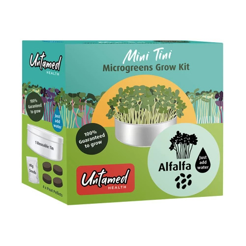 Untamed Health Mini Tini Microgreens Grow Kit Alfalfa