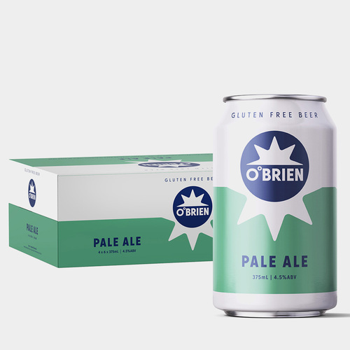 OBrien Gluten Free Pale Ale 375mL (Slab/24 Pack)