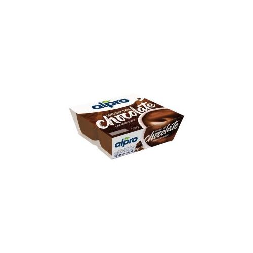 Alpro Soya Dessert Devilishly Dark Chocolate (4 Pack) 500g