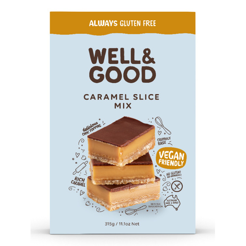 Well & Good Caramel Slice Mix 315g