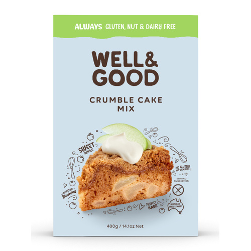 Well & Good Crumble Cake Mix 400g