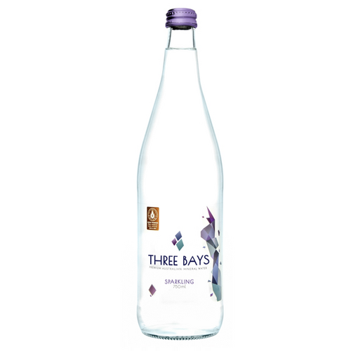 Three Bays Sparkling Mineral Water 750ml