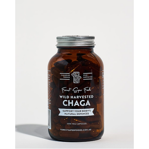 FSF Wild Harvested Chaga Mushroom 120c