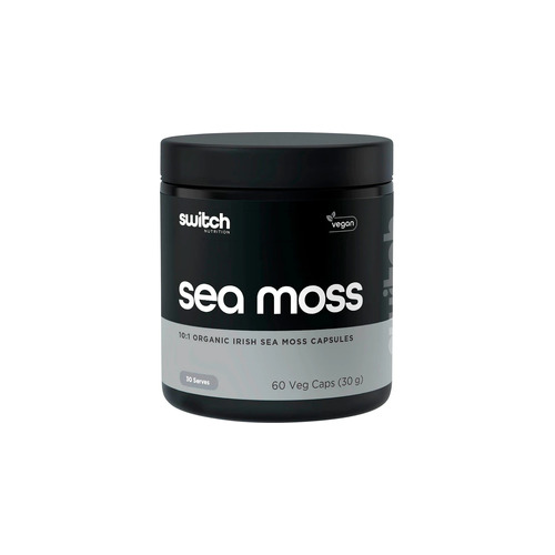 Switch Nutrition Sea Moss 10:1 Organic irish Sea Moss 60 caps