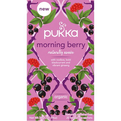 Pukka Morning Berry Tea (20 Bags)