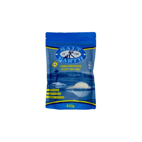 Salt Of The Earth Celtic Sea Salt Low Temp Dried Coarse 250g