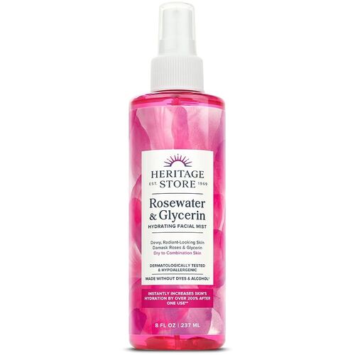 Heritage Store Rosewater & Glycerin Hydrating Facial Mist 118ml