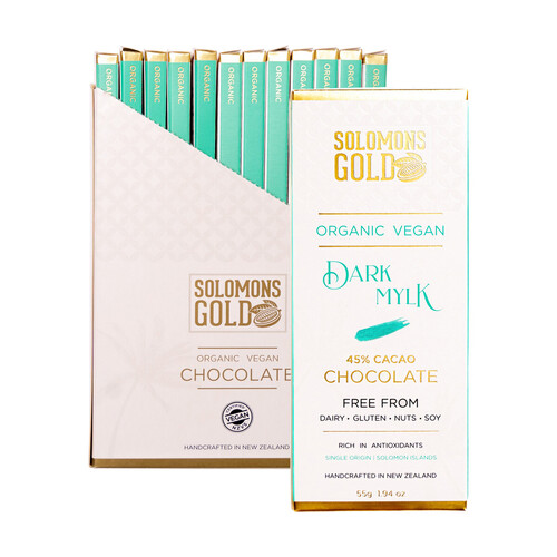 Solomons Gold Organic Vegan Dark Mylk Chocolate  55g