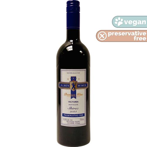 Olsen Wiines Preservative Free Heathcote Shiraz (2021) 750ml