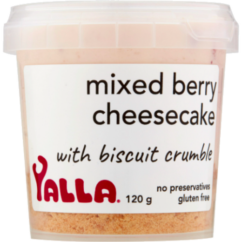 Yalla GF Cheesecake Berry Mix 120g