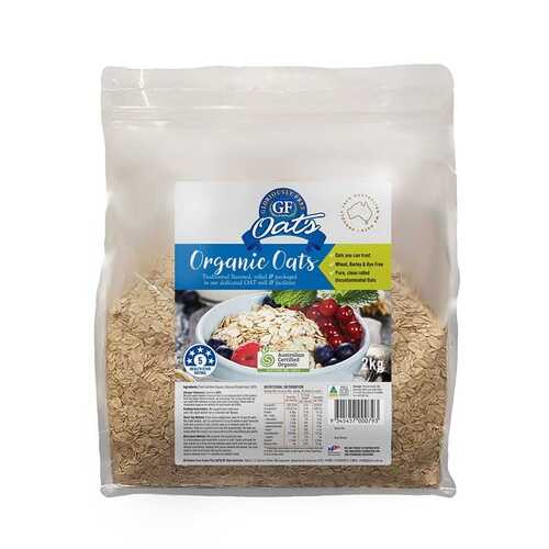 Gloriously Free Uncontaminated Organic Oats 1kg