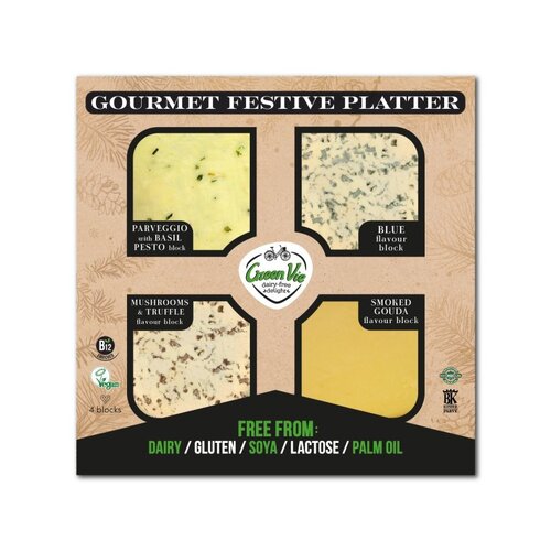 Green Vie Dairy Free Festive Cheese Platter (4 Pack) 400g