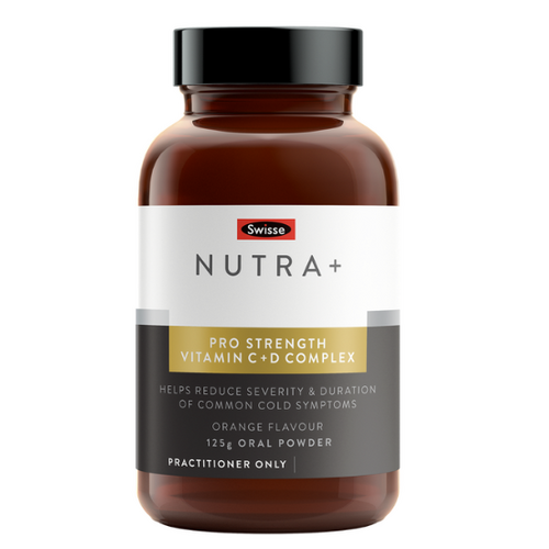 Swisse Nutra+ Pro Strength Vitamin C + D Complex Powder (Orange) 125g