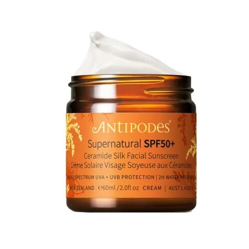 Antipodes Supernatural SPF50+ Ceramide Silk Sunscreen 60ml