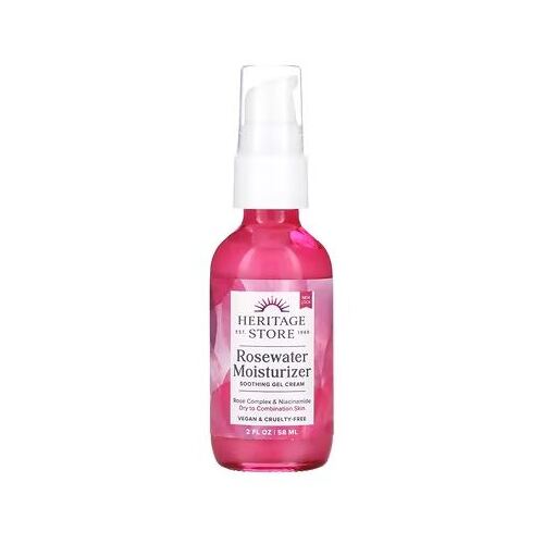 Heritage Store Rosewater Moisturizer Dry to Combination Skin 58ml