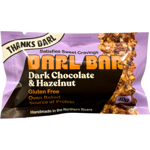 Darl Bar Dark Chocolate & Hazelnut bar 40g