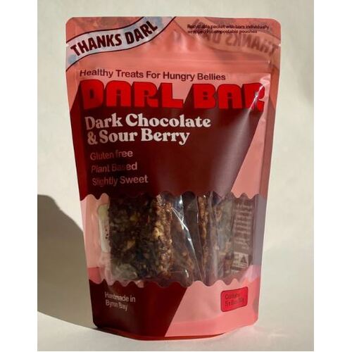 Darl Bar Dark Chocolate & Sour Berry bars 4x140g