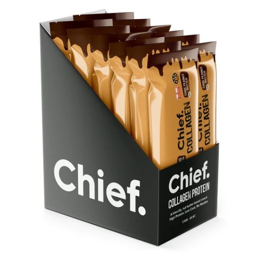 Chief Collagen Protein Bar Choc Peanut 45g