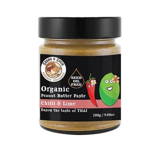 Seeds & Such Organic Peanut Butter Chilli & Lime 280g