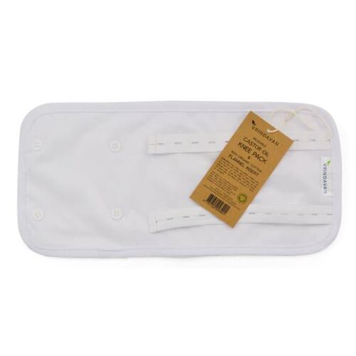 Vrindavan Castor Oil Knee Pack White x1