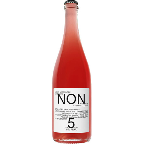 NON5 Lemon Marmalade & Hibiscus Wine Alternative 750ml