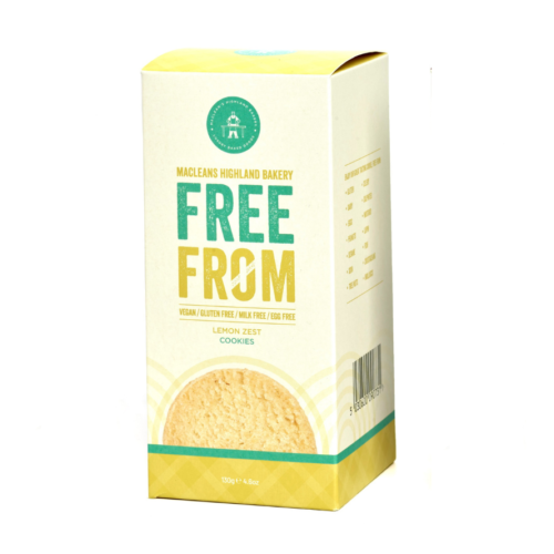 Macleans Highland Bakery Free From Lemon Zest Cookies 130g