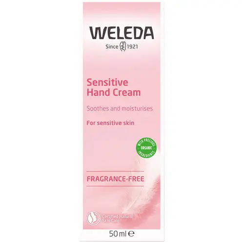 Weleda Sensitive Hand Cream Fragrance Free 50ml