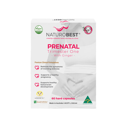 Naturobest Prenatal Trimester One With Ginger 60c