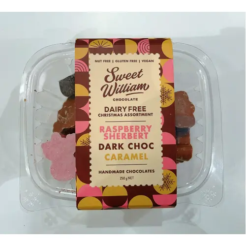 Sweet William Chocolate Dairy free Christmas Assortment 250g