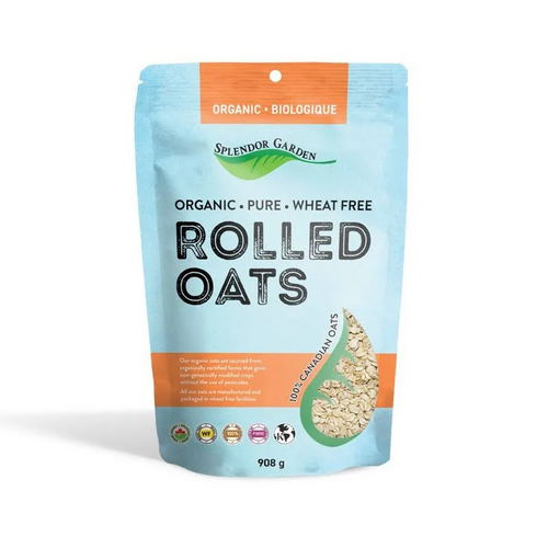 Splendour Garden Organic Wheat Free Rolled Oats 908g