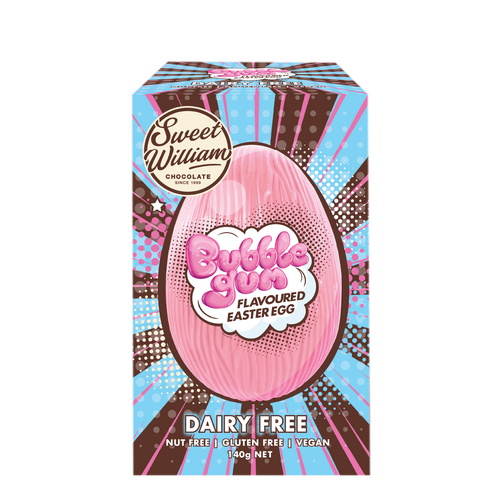 Sweet William Bubble Gum flavoured Easter Egg 140g