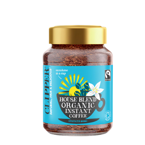 Clipper House Blend Organic Instant Coffee (Blue) 100g