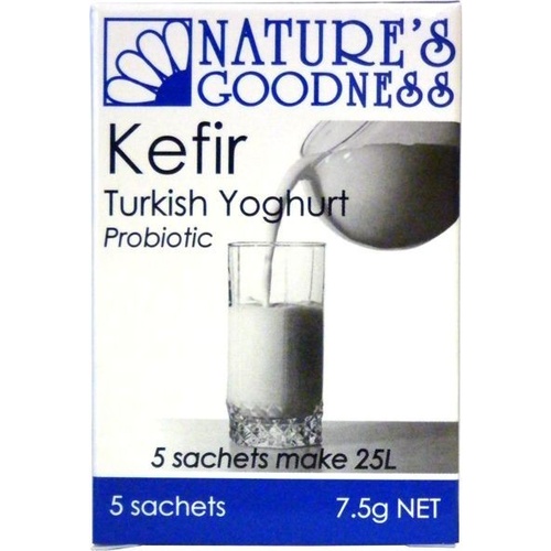 Natures Goodness Kefir Turkish Yoghurt Probiotic (5 sachets)
