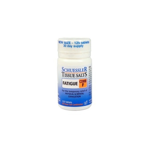 Schuessler Tissue Salts - Comb F: Fatigue (125 Tablets)