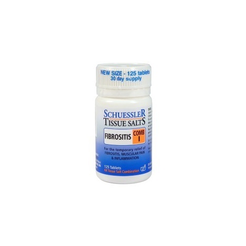 Schuessler Tissue Salts - Comb I: Fibrositis (125 Tablets)