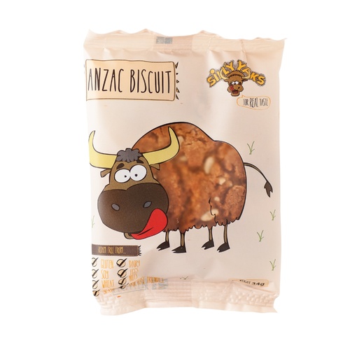 Silly Yaks Gluten Free Anzac Biscuit Single 34g