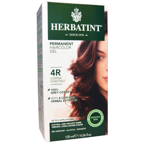 Herbatint Permanent Herbal Haircolour Gel Copper Chestnut 4R 150ml