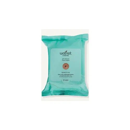 Wotnot Naturals Organic Facial Wipes (25 Pack)