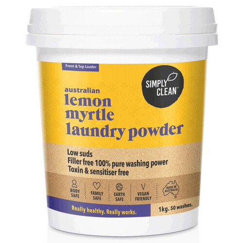 Simply Clean Lemon Myrtle Laundry Powder 1kg