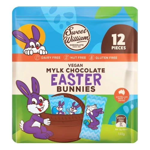 Sweet William Easter Bunnies (12 Pack) 155g